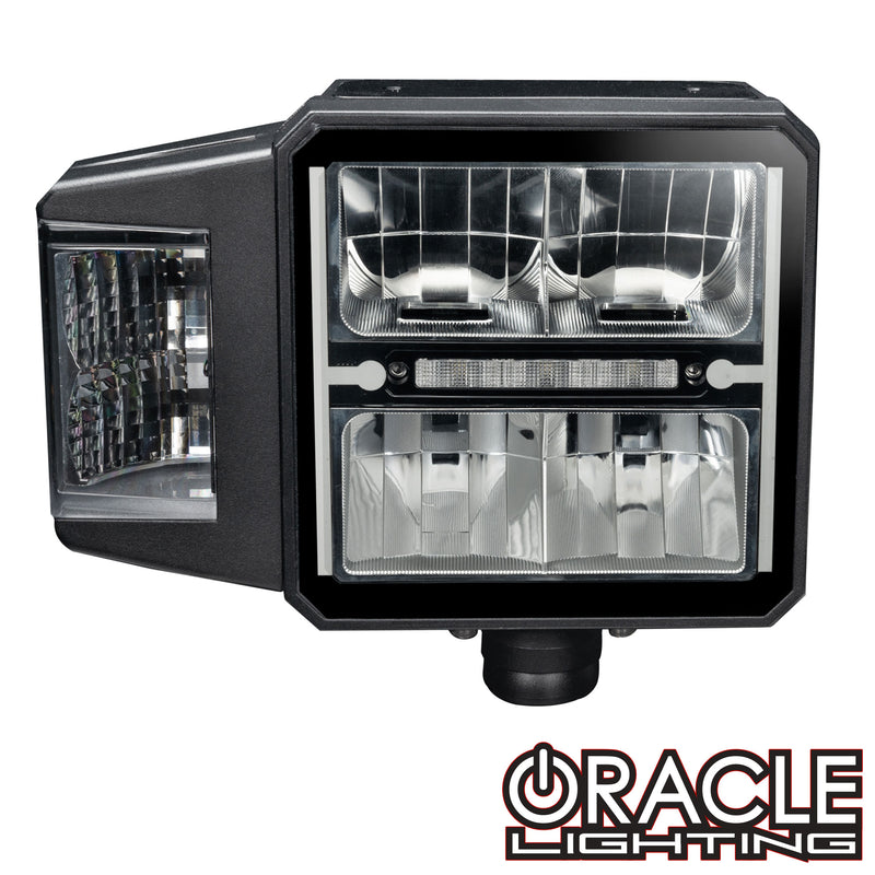 Multifunction LED Plow Headlight with Heated Lens