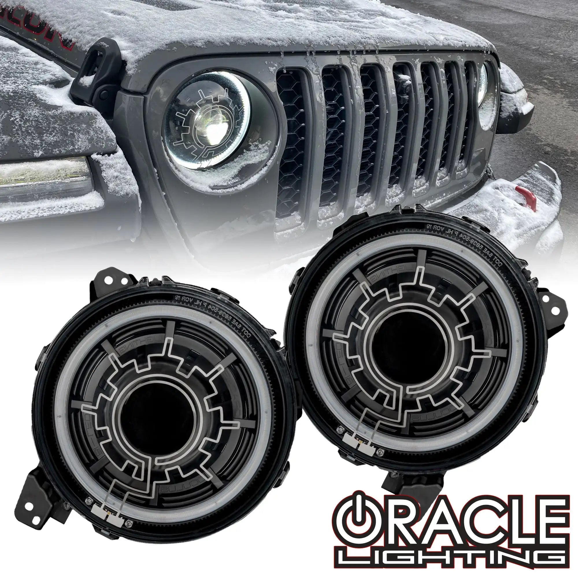 Oculus™ Heated Lens Bi-LED Headlights | Jeep JL/JT – ORACLE Lighting