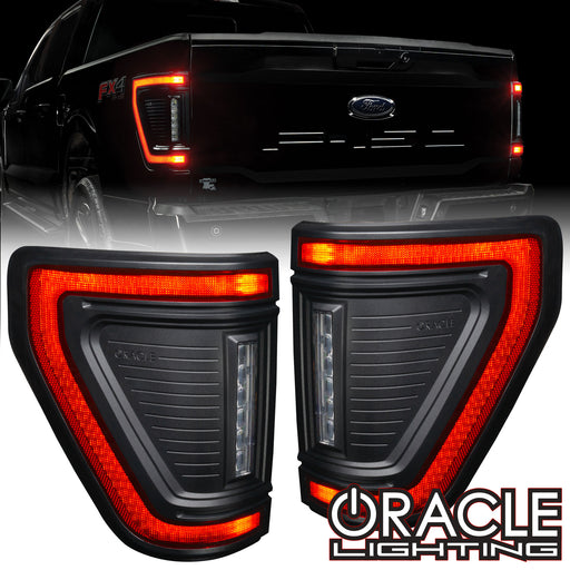 Flush Style LED Tail Lights for 2021-2024 Ford F-150