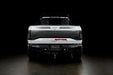 Rear view of white Ford Raptor with Tinted Flush Style LED Tail Lights installed