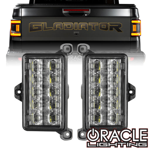 Dual Function Amber/White Reverse LED Module for Jeep Gladiator JT Flush Tail Lights
