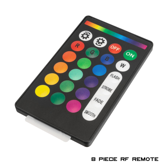 8 piece RF remote.