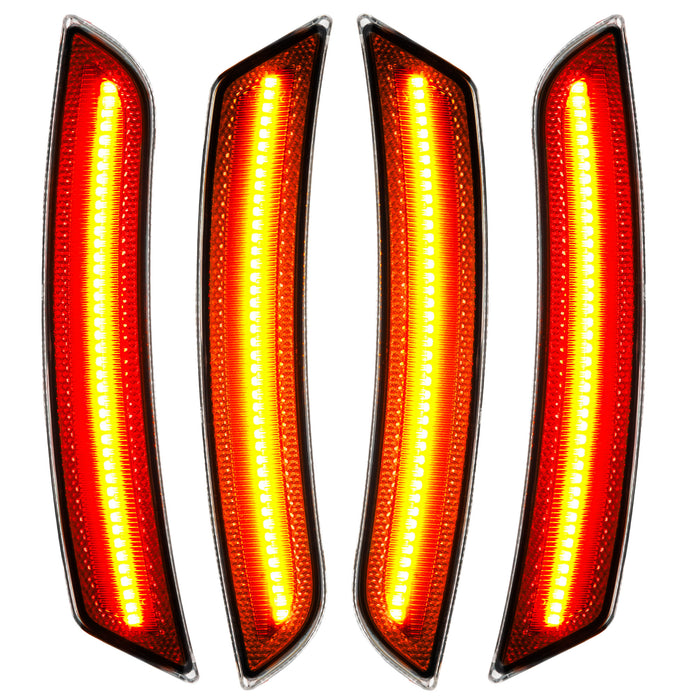 2016-2024 Chevrolet Camaro Concept SMD Sidemarker Set with red and amber LEDs.
