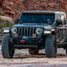 Front view of a Jeep Gladiator JT with multiple ORACLE Lighting products installed, including Pre-Runner Style LED Grill Light Kit.