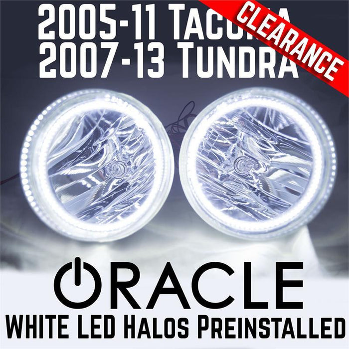 2005-11 Toyota Tacoma / 2007-13 Tundra Fog Lights - ORACLE White LED SMD Halos