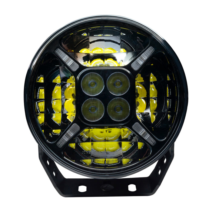 Front view of Multifunction 120W LED Spotlight