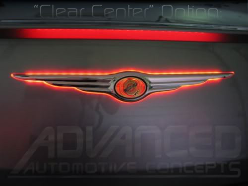 Gen I Chrysler Illuminated LED Rear Wing Emblem