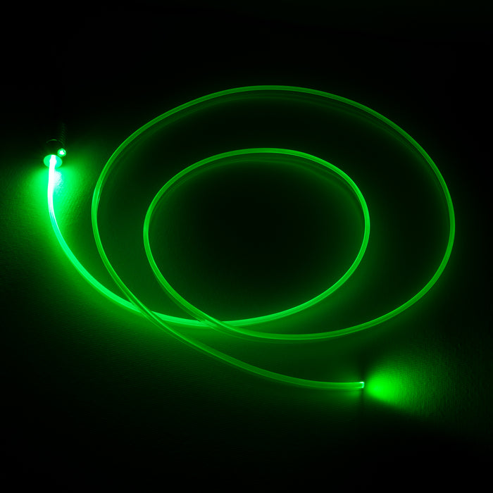 Green Fiber Optic Cable