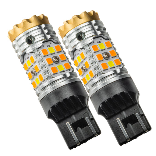 7443-CK LED Switchback High Output Can-Bus LED Bulbs (Pair)