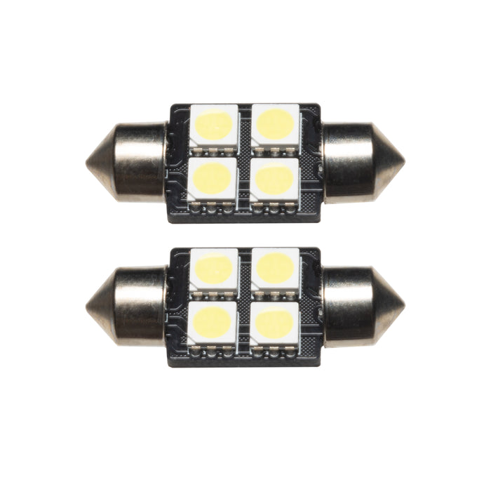 33MM 4 LED Festoon Bulbs (Pair)