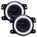 High Performance 20W LED Fog Lights with white halo rings.