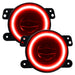 High Performance 20W LED Fog Lights with red halo rings.