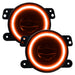 High Performance 20W LED Fog Lights with amber halo rings.