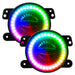 High Performance 20W LED Fog Lights with rainbow halo rings.