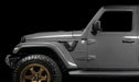 Side view of a Jeep with Sidetrack™ LED Lighting System installed.
