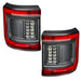 Front view of Flush Mount LED Tail Lights for Jeep Gladiator JT