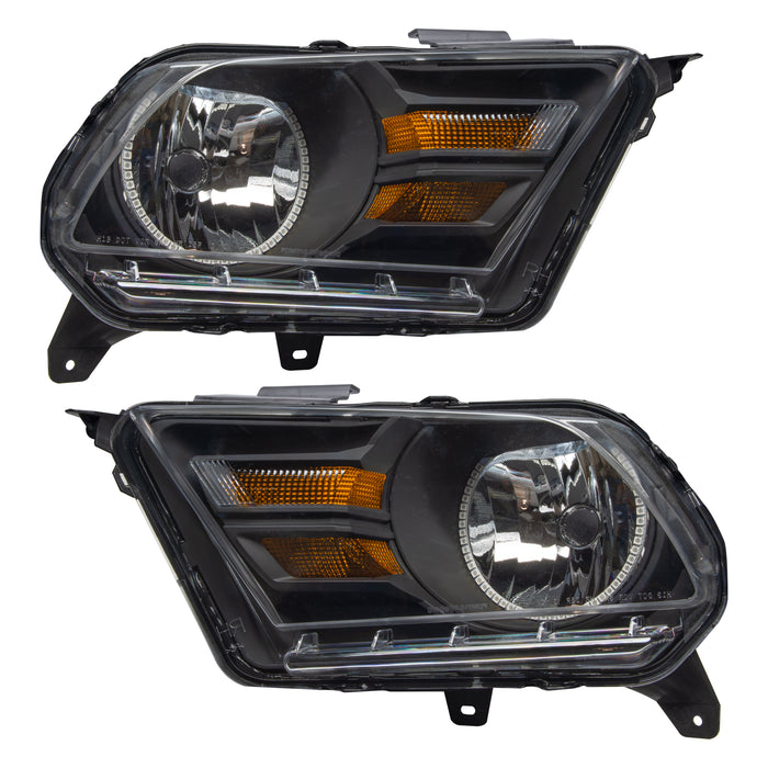 2010-2014 Ford Mustang Pre-Assembled Headlights (Non-HID)
