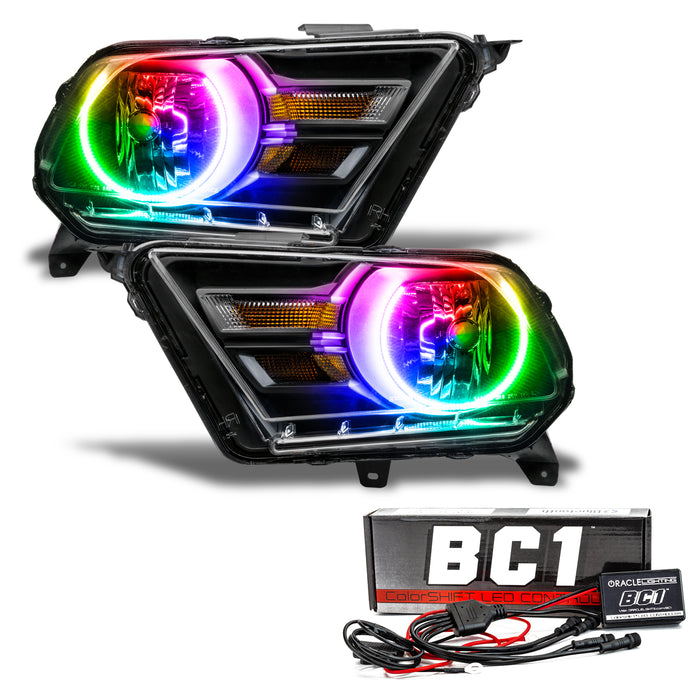 2010-2014 Ford Mustang Pre-Assembled Headlights (Non-HID) with BC1 Controller.