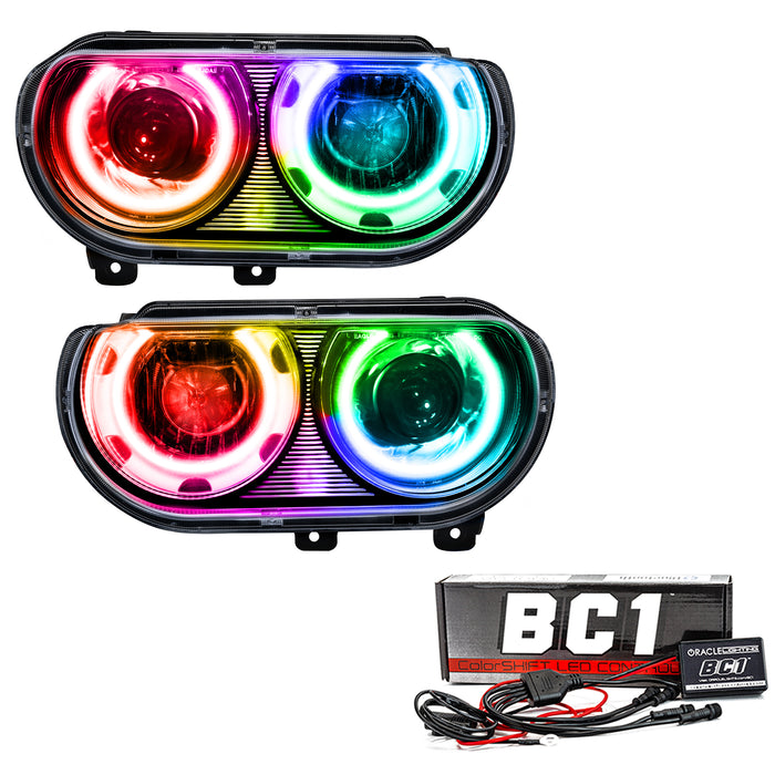 2008-2014 Dodge Challenger Pre-Assembled Headlights - HID with BC1 Controller.