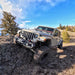 Jeep Gladiator JT trailriding, equipped with Oculus Bi-LED Projector Headlights.