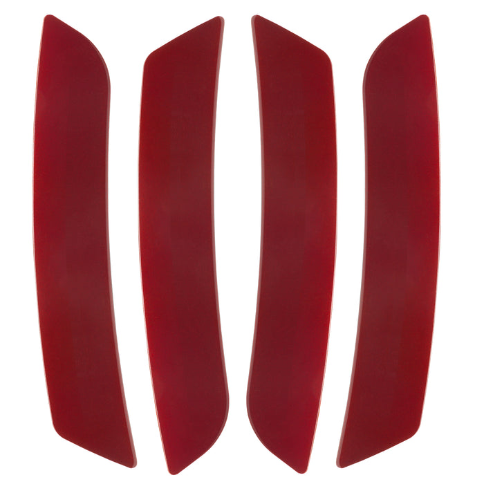 2016-2024 Chevrolet Camaro Concept SMD Sidemarker Set with dark red paint and ghost lenses.