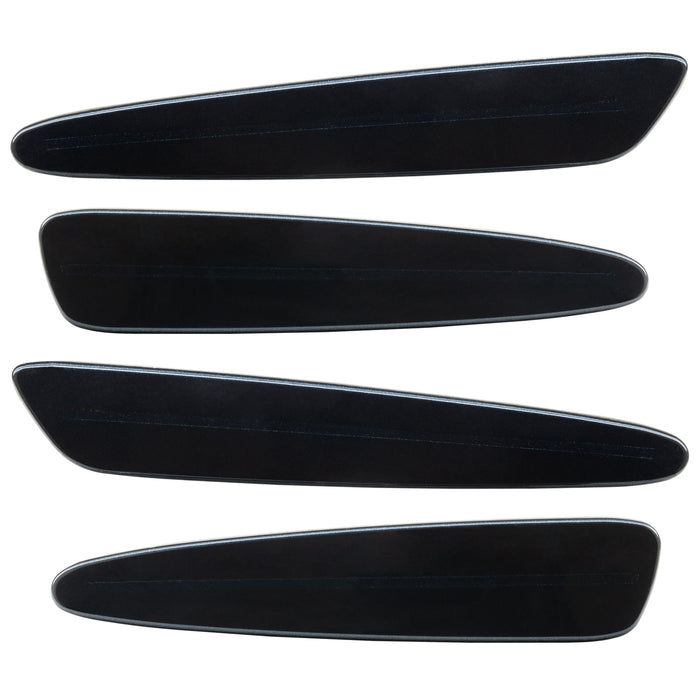 2005-2013 Chevrolet C6 Corvette Concept SMD Sidemarkers with black metallic paint and ghost lenses.