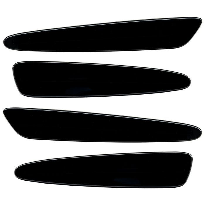 2005-2013 Chevrolet C6 Corvette Concept SMD Sidemarkers with black paint and ghost lenses.