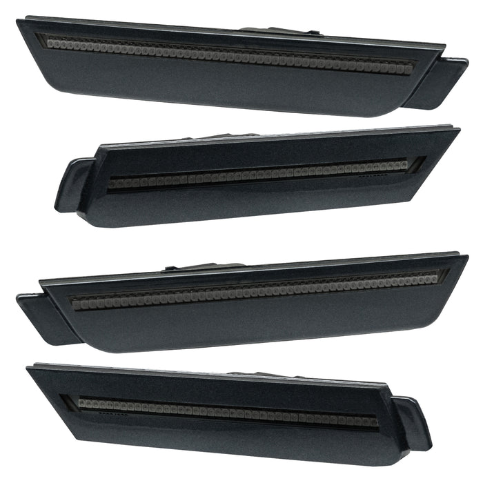 2010-2015 Chevrolet Camaro Concept SMD Sidemarker Set with cyber grey paint and tinted lenses.