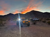ORACLE Lighting Bronco with amber LED lighting products in the desert with silver truck.