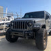Front end of Jeep Wrangler JL with High Performance 20W LED Fog Lights installed.