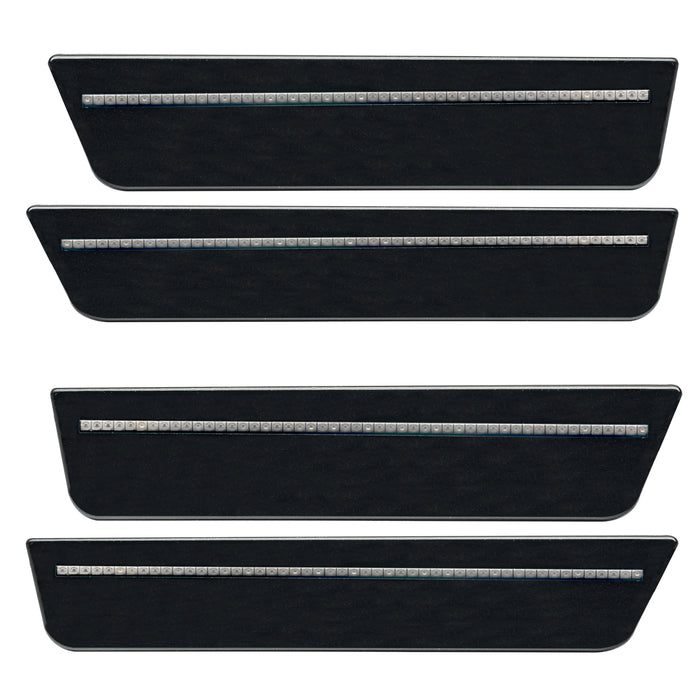 2008-2014 Dodge Challenger Concept Sidemarker Set with phantom black pearl paint and clear lens.