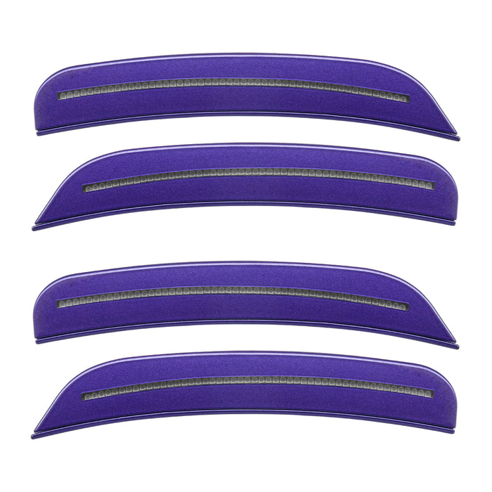 2015-2023 Dodge Charger Concept SMD Sidemarker Set with plum crazy pearl paint and clear lenses.