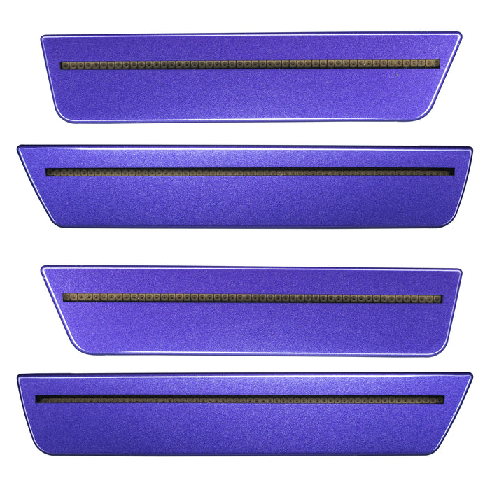 2008-2014 Dodge Challenger Concept Sidemarker Set with plum crazy pearl paint and tinted lens.