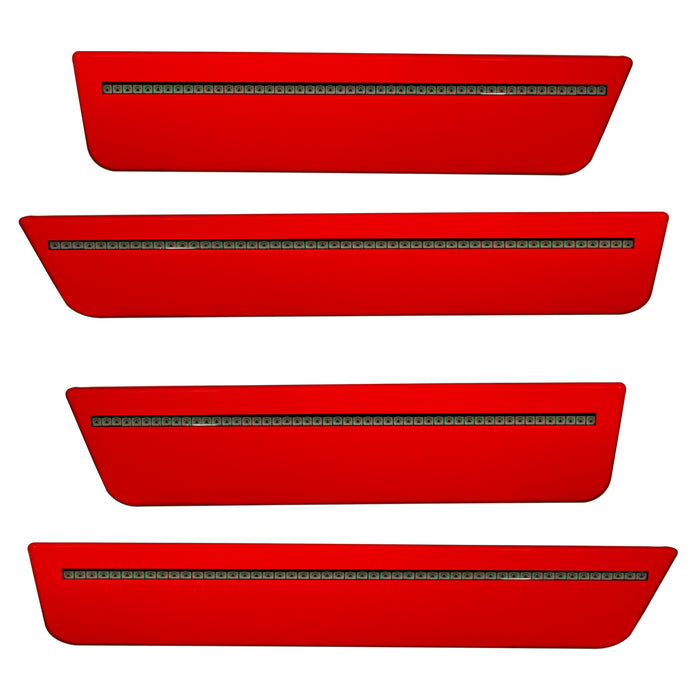 2008-2014 Dodge Challenger Concept Sidemarker Set with red paint and tinted lens.