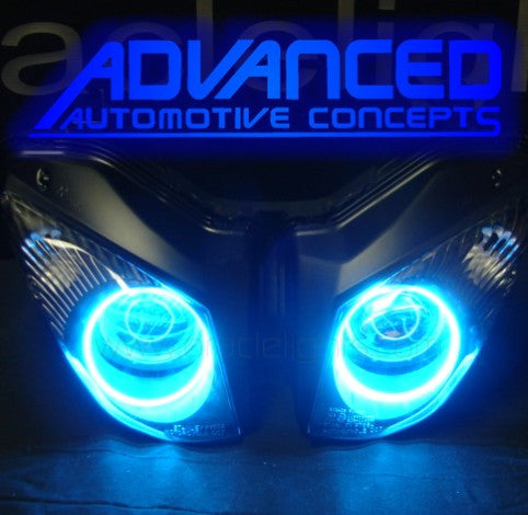2007-2009 Kawasaki ZX-6R LED Headlight Halo Kit