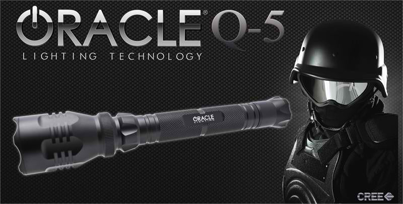 Packaging for ORACLE Q-5 Tactical LED Flashlight