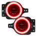 High Performance 20W LED Fog Lights with red halos.