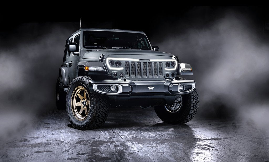 Oracle Lighting Debuts New Vector ProSeries LED Grill for Jeep Wrangler and Gladiator