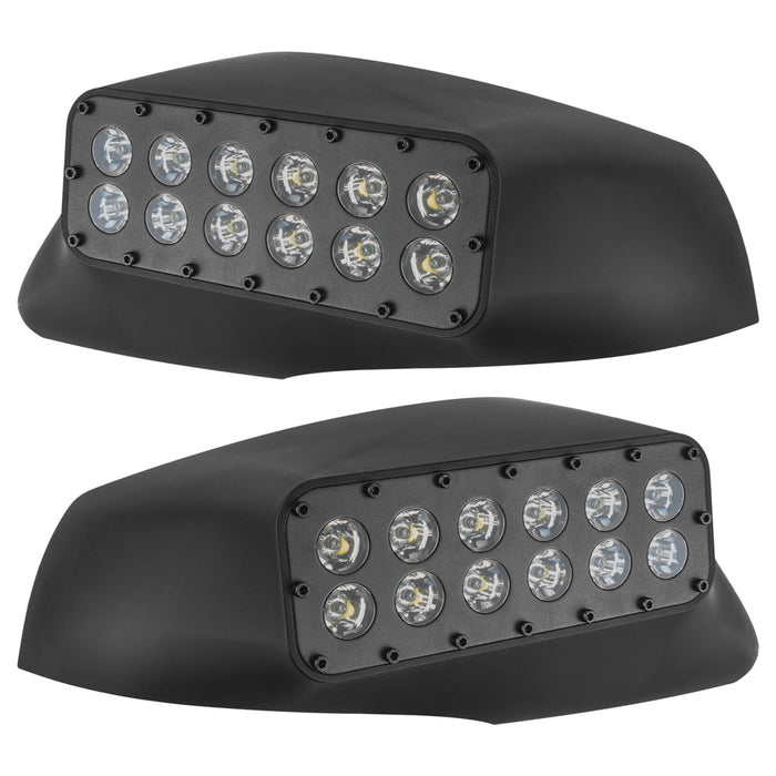 FIRST LOOK: 2016-2023 Toyota Tacoma LED Ditch Light Side Mirror Modules