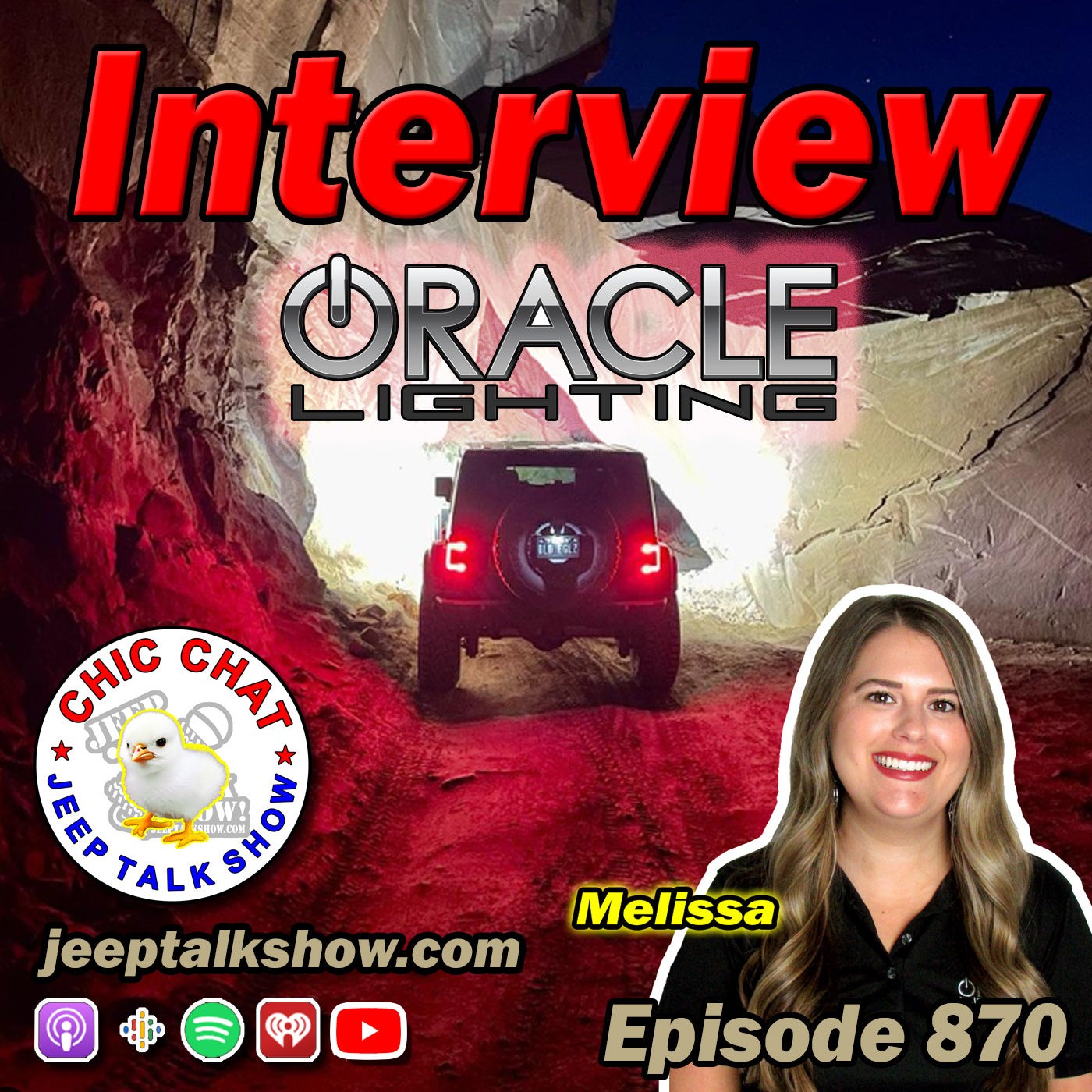 Melissa Boudreaux of Oracle Lighting interviewed on The Jeep Show