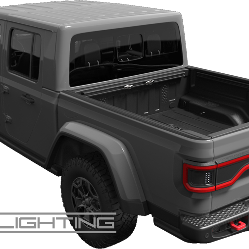 FIRST LOOK: Jeep Gladiator Racetrack Style Flush Tail Gate Light from ORACLE Lighting