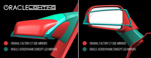 ORACLE Lighting 2014-2019 Chevrolet C7 Corvette Concept LED Side Mirrors