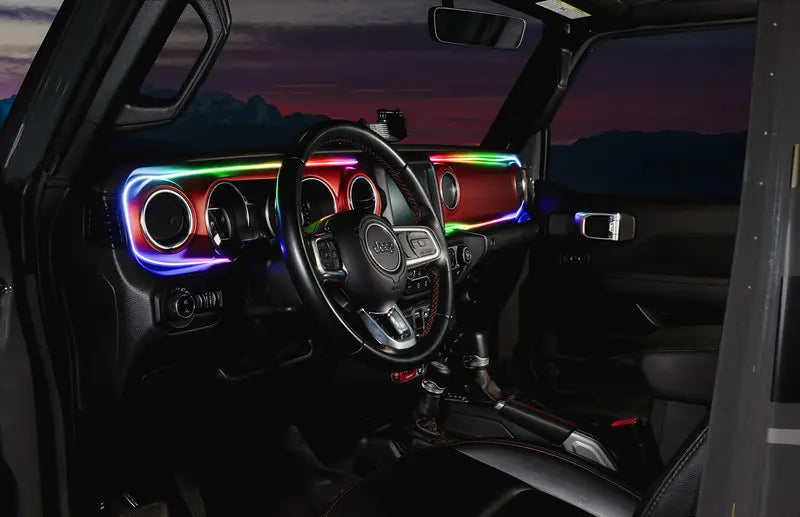 Light Up Your Jeep JL or JT Interior with Dynamic ColorSHIFT® Dash Lighting