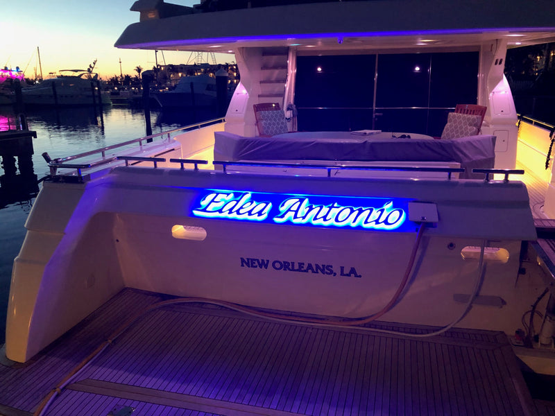 Oracle Lighting Announces Illuminated Marine Vessel Signage