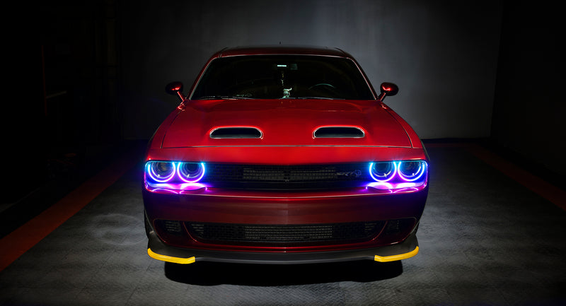 Oracle Lighting Launches Dodge Challenger Dynamic ColorSHIFT Headlight Halo Kits