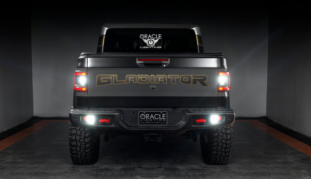 Oracle Lighting Features New Rear Bumper LED Reverse Lights for Jeep Gladiator JT & JL at 2021 SEMA Expo