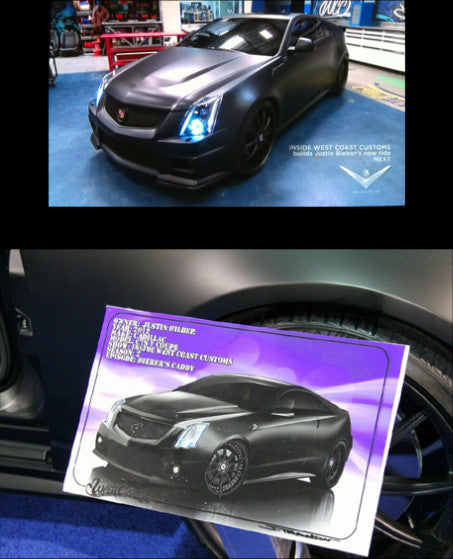 Justin Biebers Cadillac CTS-V