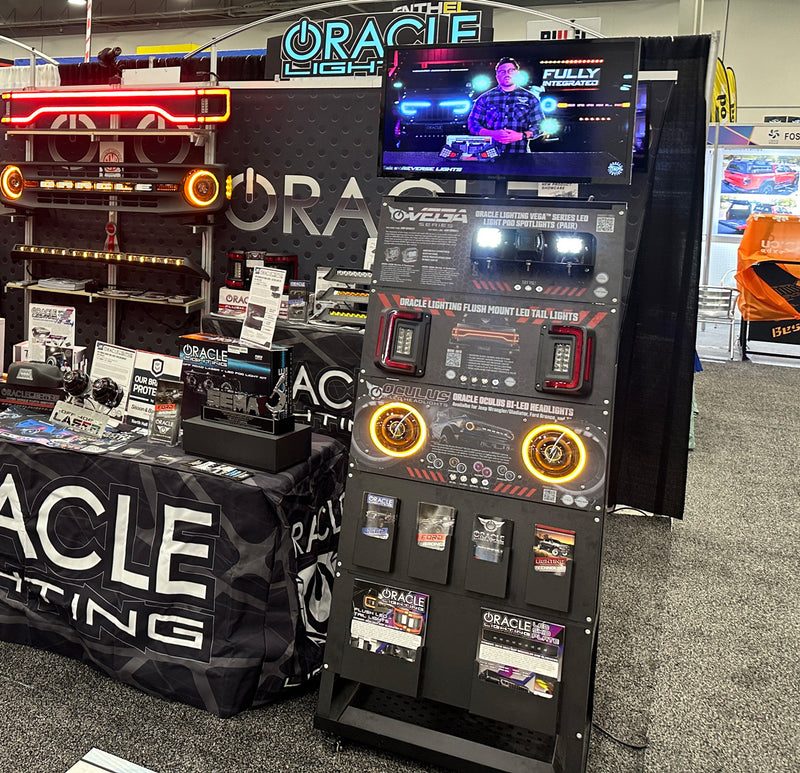 Interactive Modular Showroom Display System from ORACLE Lighting
