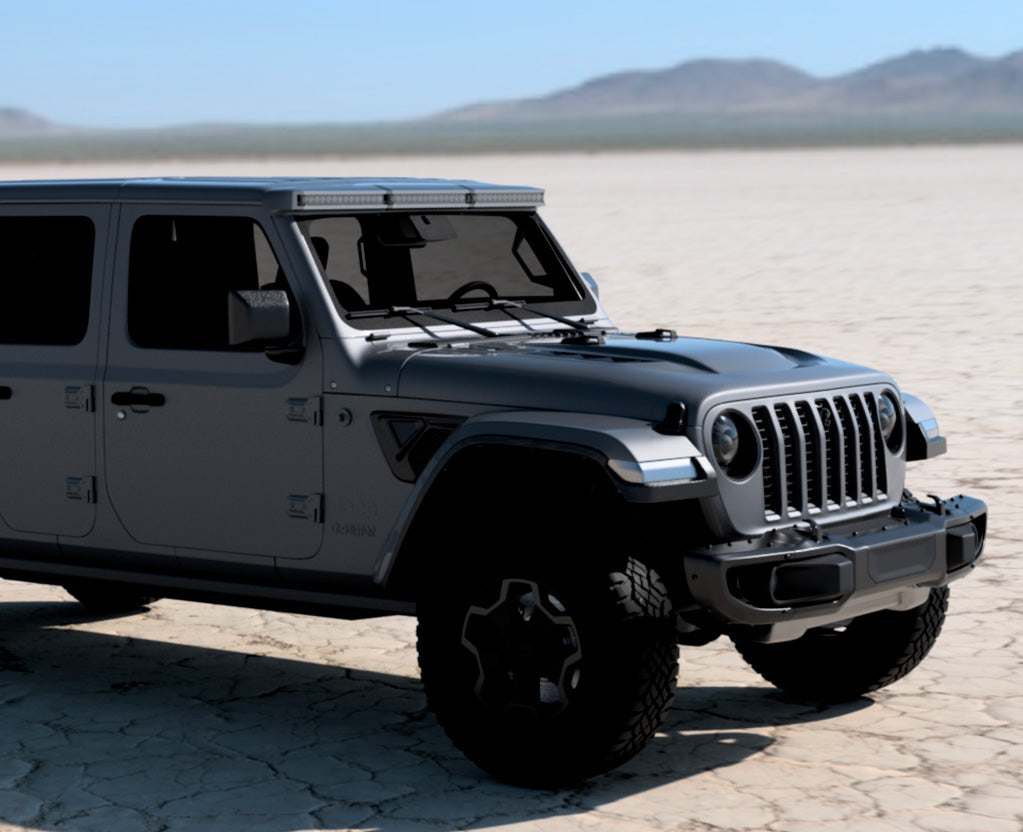 FIRST LOOK: Integrated Roof Mounted Light Bar for Jeep Wrangler JL and Gladiator JT