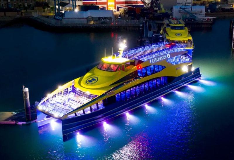 ORACLE Lighting Marine Vessel LED Signage used on Utramar Ferry Fleet